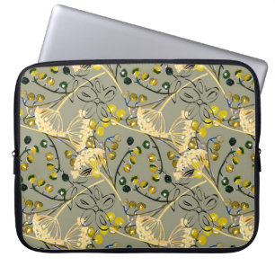 Watercolor background, seamless pattern laptop sleeve