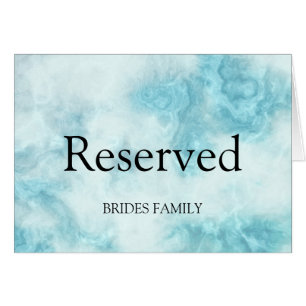 Watercolor Background Table Reserved