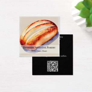 Watercolor Bakery Business Card