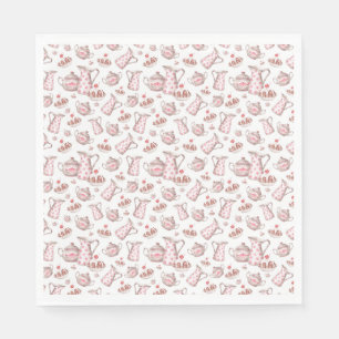 Watercolor Bakery Desserts Paper Napkin