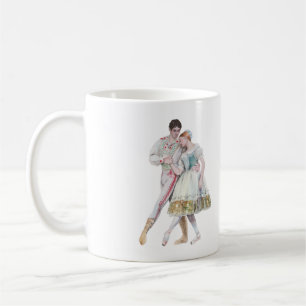 Watercolor Ballerina Coffee Mug