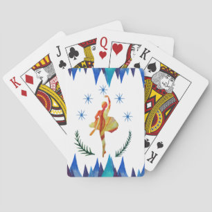Watercolor Ballerina Playing Cards