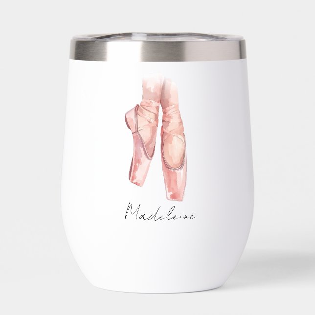 Watercolor Ballet Shoes Personalised (Back)