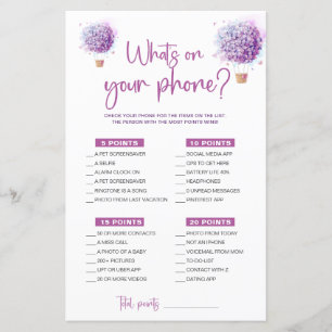 Watercolor Balloon Flowers   What's On Your Phone 