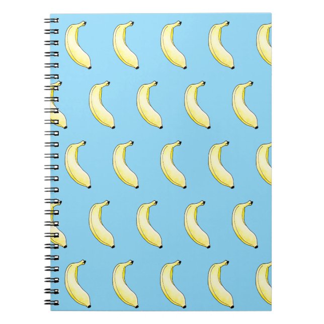 watercolor banana notebook (Front)