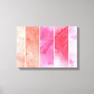 watercolor banners background for your design canvas print