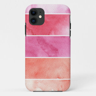 watercolor banners background for your design iPhone 11 case