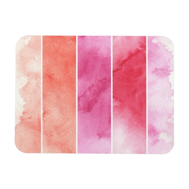 watercolor banners background for your design magnet (Horizontal)