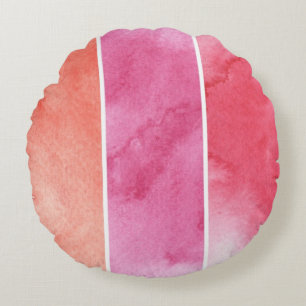 watercolor banners background for your design round cushion