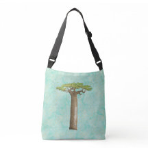 Watercolor Baobab Tree 