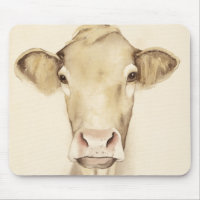 Watercolor Barn Animals | Cow