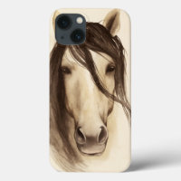 Watercolor Barn Animals | Horse