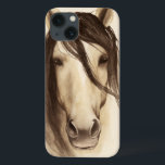 Watercolor Barn Animals | Horse iPhone 13 Case<br><div class="desc">Watercolor Barn Animals | Horse Artist: Grace Popp</div>
