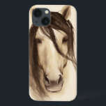 Watercolor Barn Animals | Horse iPhone 13 Case<br><div class="desc">Watercolor Barn Animals | Horse Artist: Grace Popp</div>