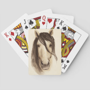 Watercolor Barn Animals   Horse Playing Cards