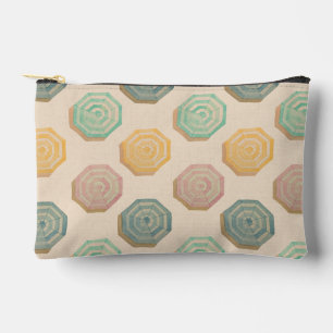 Watercolor Beach Umbrellas Accessory Clutch Bag