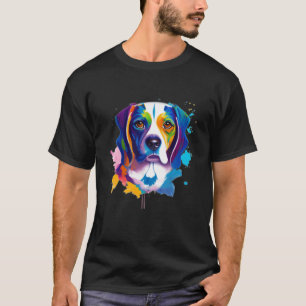 Watercolor Beagle Dog  For Men Women Kids  1 T-Shirt