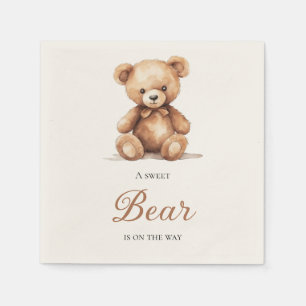 Watercolor Bear Party Napkins