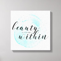 Watercolor Beauty Quote