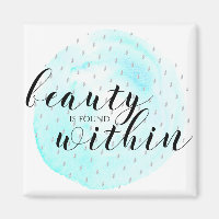 Watercolor Beauty Quote