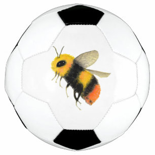 Watercolor Bee Football