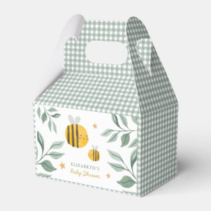 Watercolor Bee Honey Sweet  Baby Shower Favour Box