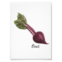 Watercolor Beet Print