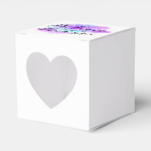 Watercolor Believe in Your Dreams Quote Favour Box