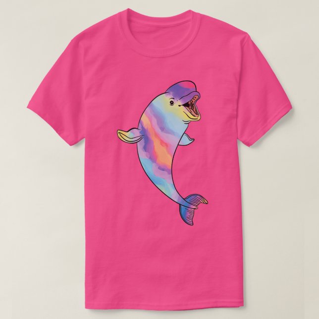 Watercolor beluga T-Shirt (Design Front)