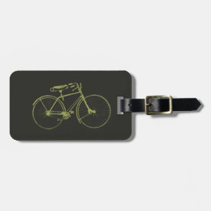 Watercolor Bicycle Luggage Tag