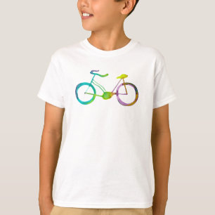 Watercolor Bicycle  T-Shirt