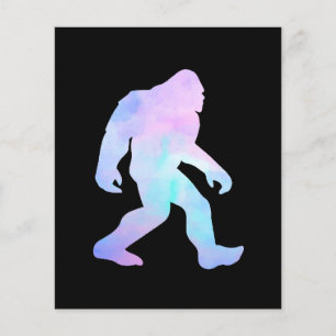 Watercolor Bigfoot     