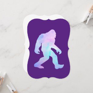 Watercolor Bigfoot