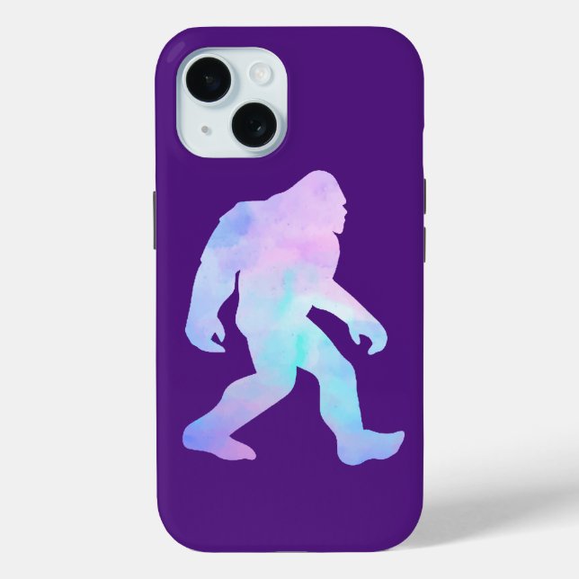 Watercolor Bigfoot Case-Mate iPhone Case (Back)