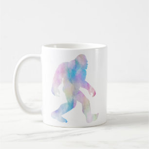 Watercolor Bigfoot Coffee Mug