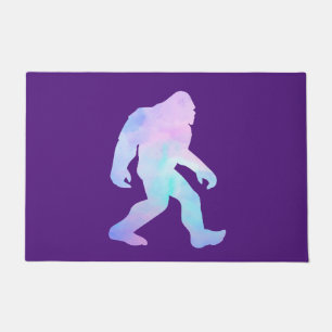 Watercolor Bigfoot    Doormat
