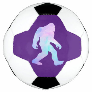 Watercolor Bigfoot Football
