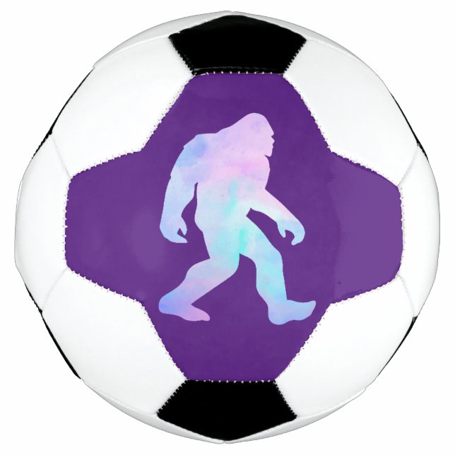 Watercolor Bigfoot Football (Front)