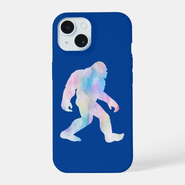 Watercolor Bigfoot       iPhone 15 Case (Back)