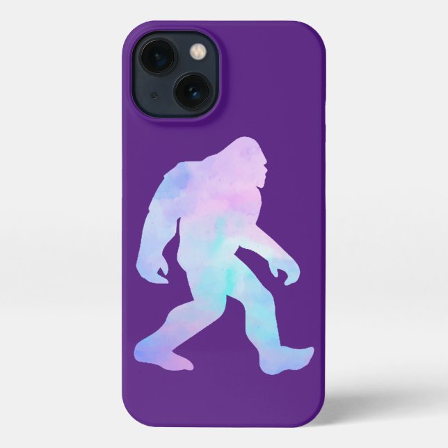 Watercolor Bigfoot iPhone Case (Back)