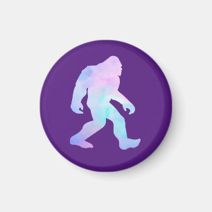 Watercolor Bigfoot       Magnet