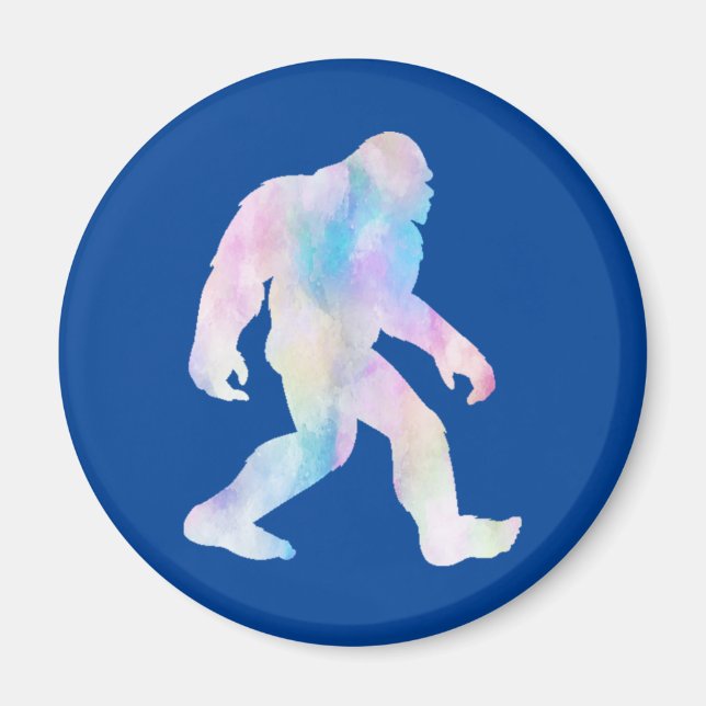Watercolor Bigfoot       Magnet (Front)