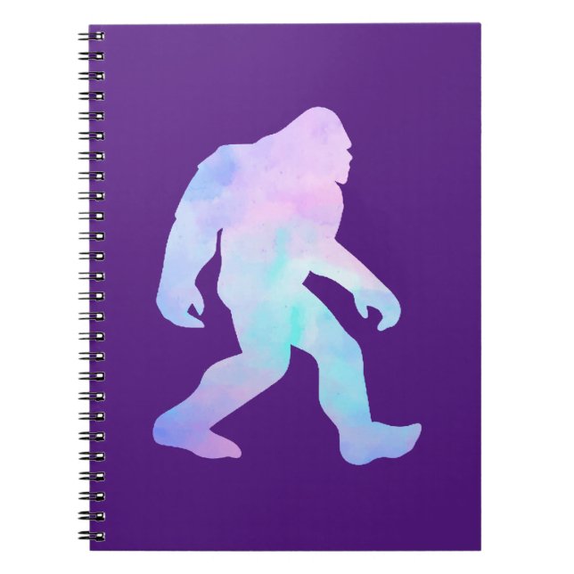 Watercolor Bigfoot       Notebook (Front)