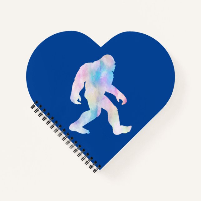 Watercolor Bigfoot    Notebook (Front)