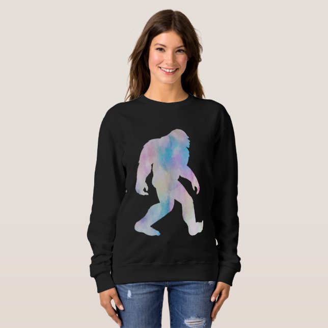 Watercolor Bigfoot     Sweatshirt (Front Full)