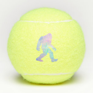 Watercolor Bigfoot Tennis Balls