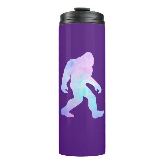 Watercolor Bigfoot    Thermal Tumbler (Front)