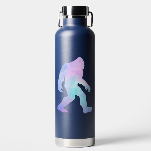 Watercolor Bigfoot        Water Bottle (Front)