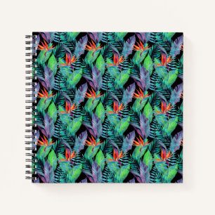 Watercolor Bird Of Paradise Notebook