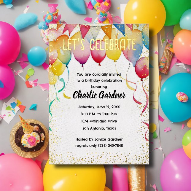 Watercolor Birthday Balloons Colourful (Creator Uploaded)
